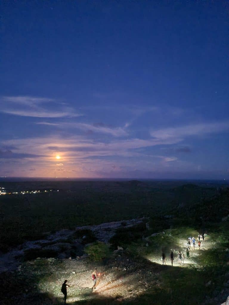 Moon Hike in Curacao 2