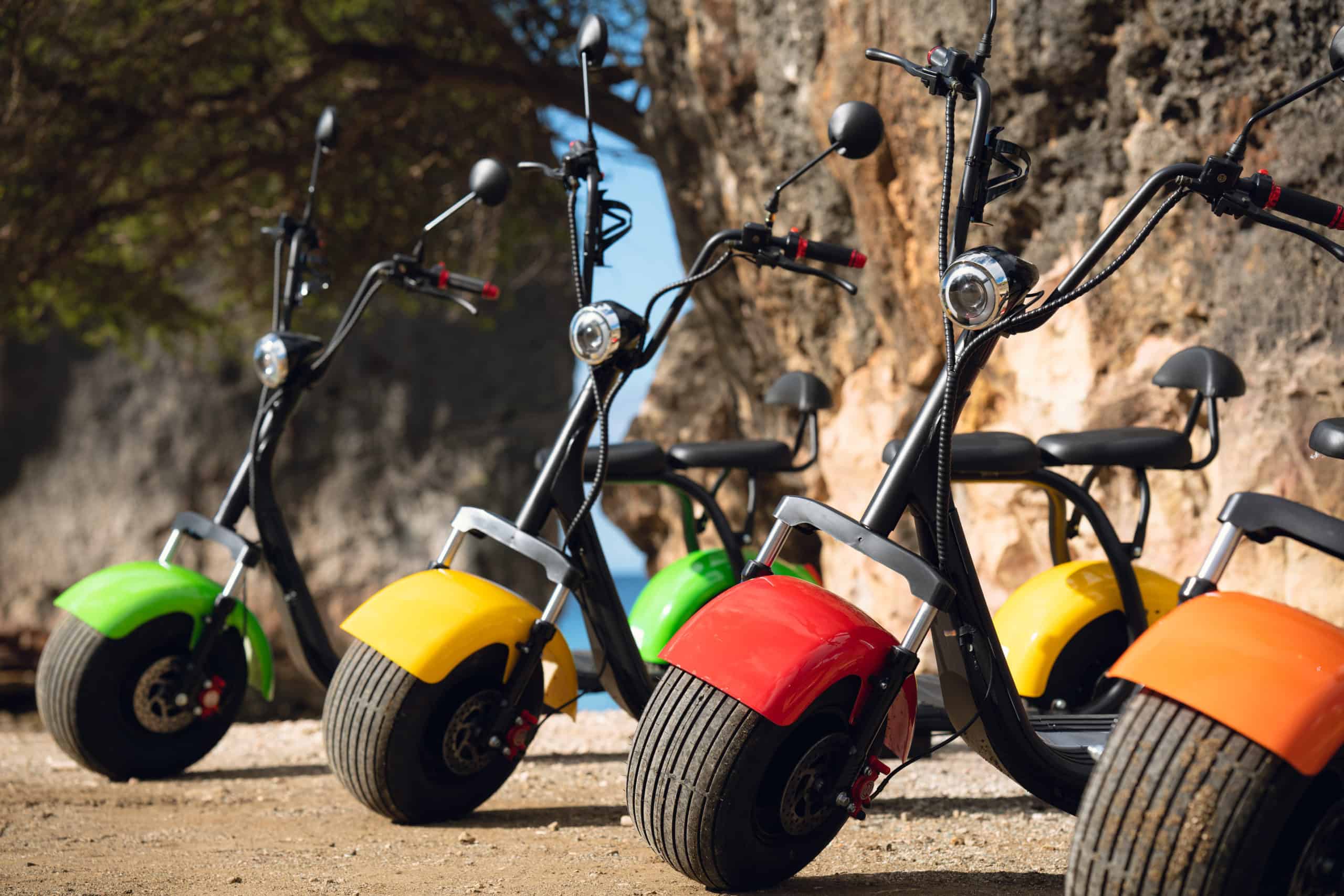 Eco Cruise Curacao - Electric Scooter Tour – Jan Thiel 6 - Featured Pic