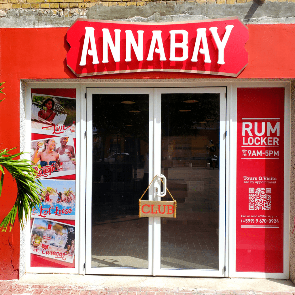AnnaBay club Rumlocker Experience Curacao Entrance